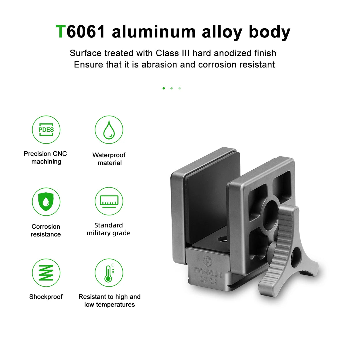 Support de Serrage Aluminium FANAUE pour Trépied