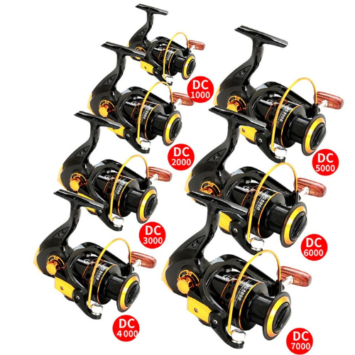 Moulinet Carpe Bobine Métal Puissante