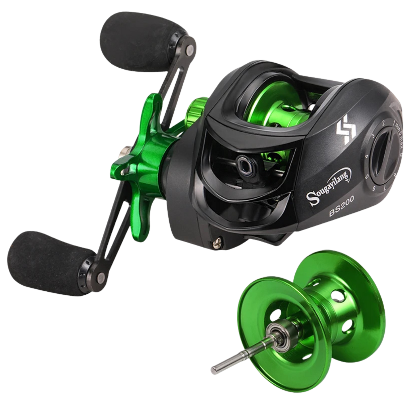 Moulinet lancer puissant traînée max 10 kg
