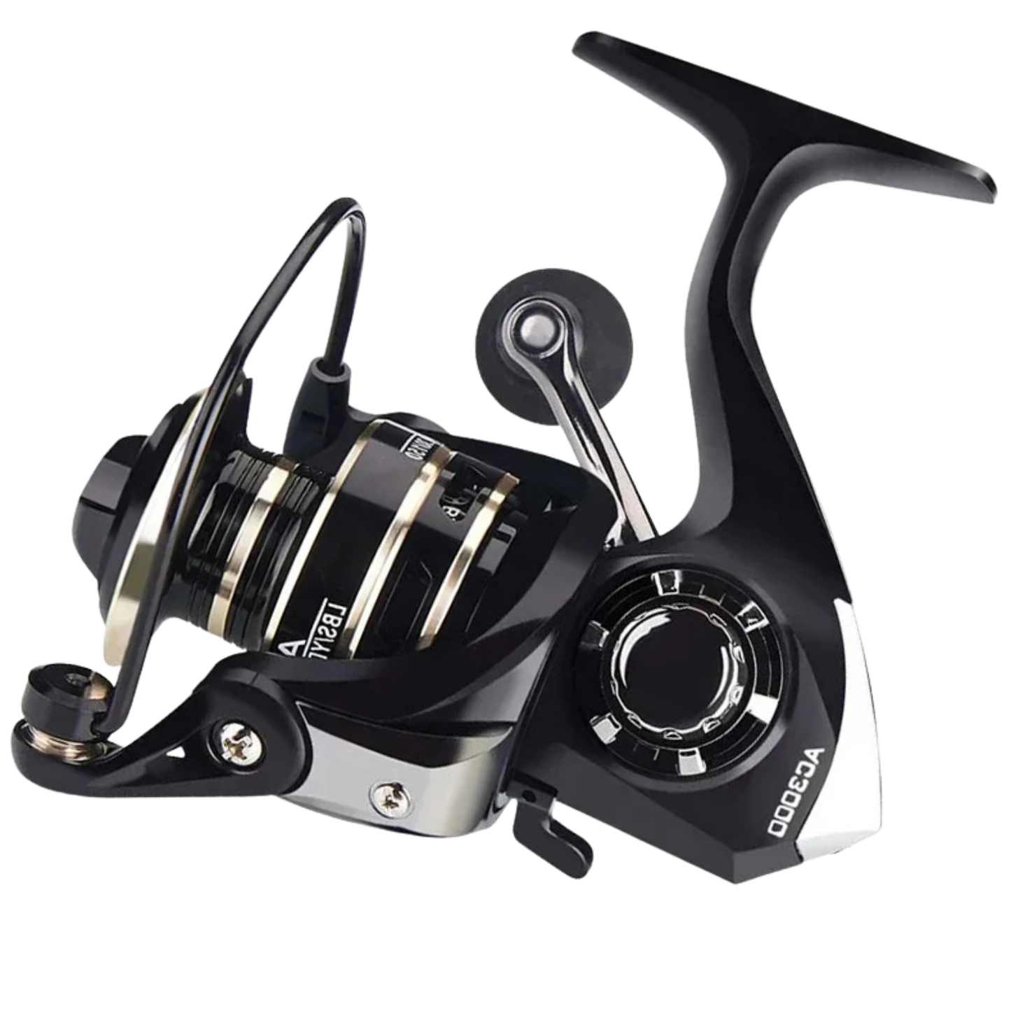 Moulinet métal rapide 5.2:1 pêche