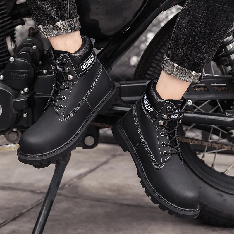 Winter Leather Tactical Boots