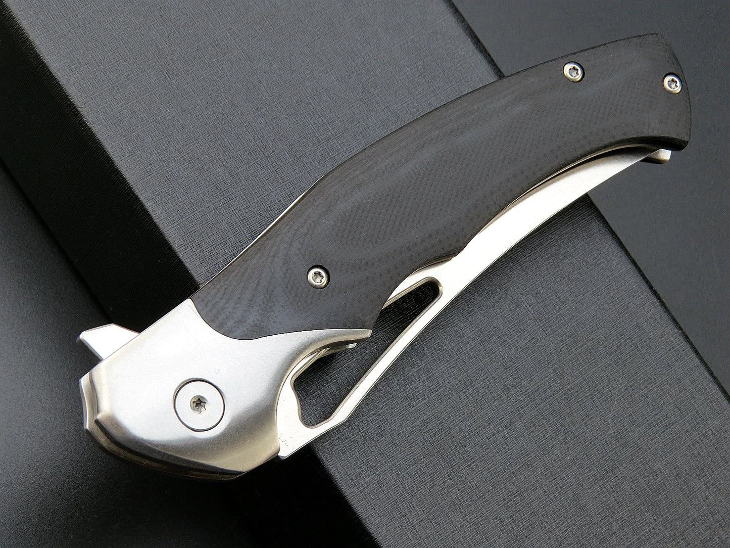 Couteau Pliant Chasse EF7 Acier K110 Polyvalent
