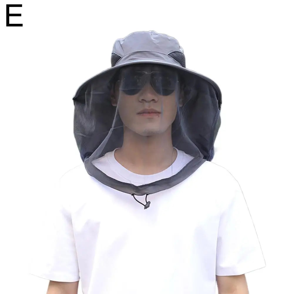 Casquette anti-abeilles filet intégré