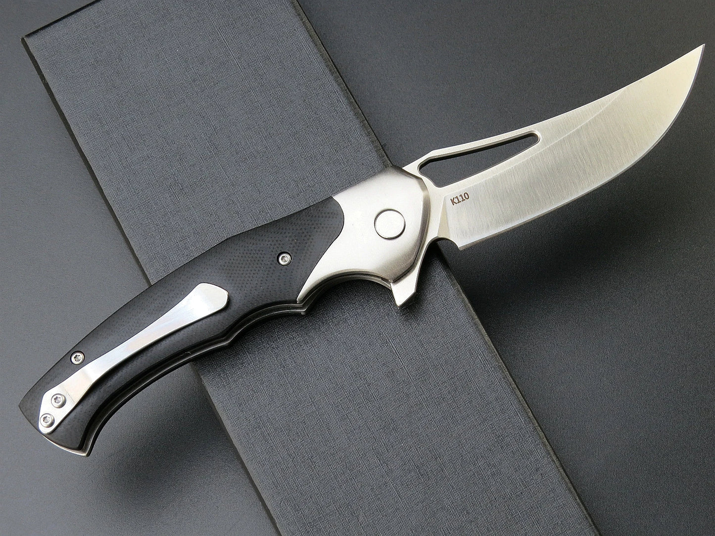 Couteau Pliant Chasse EF7 Acier K110 Polyvalent