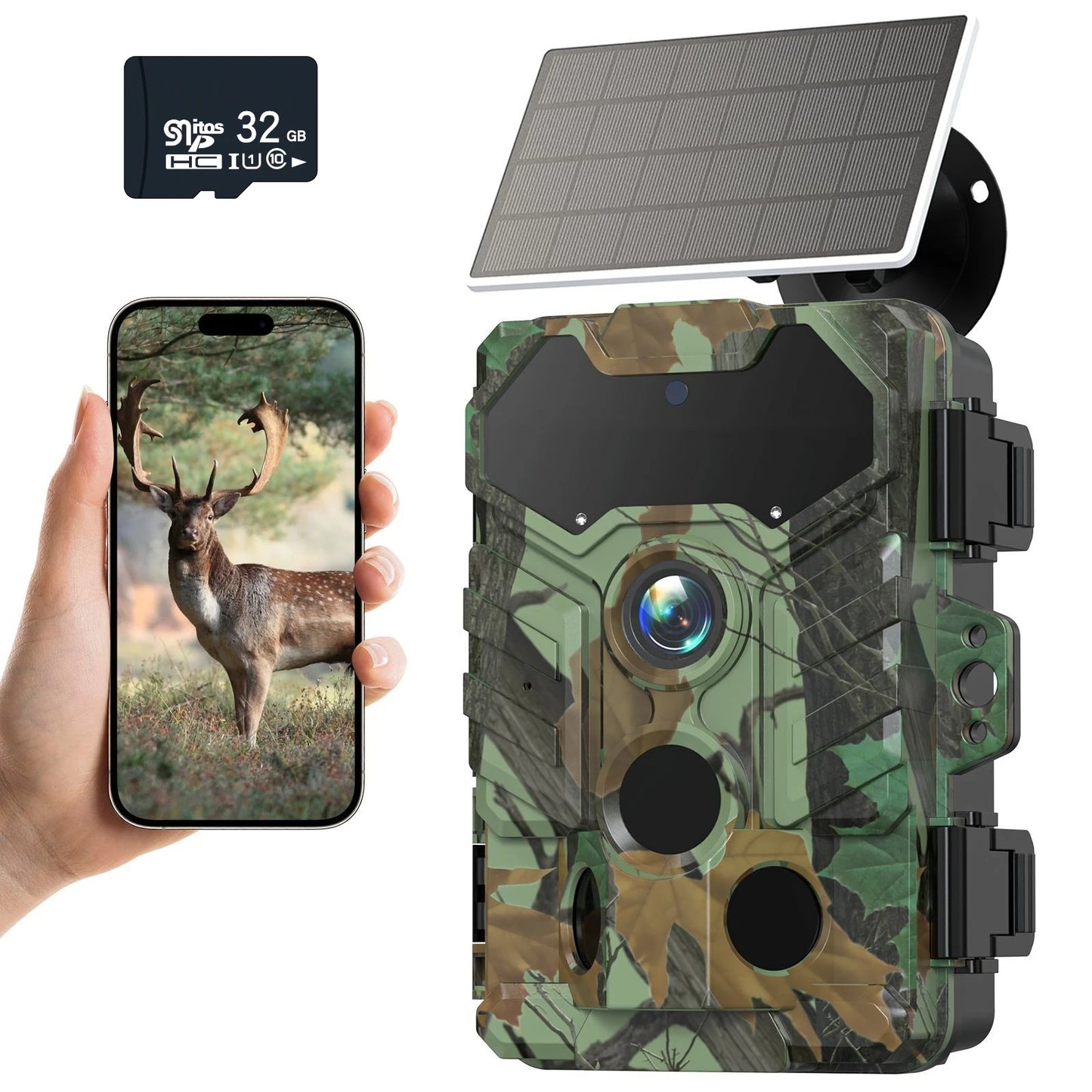 Caméra Chasse Solaire IP66 Pro