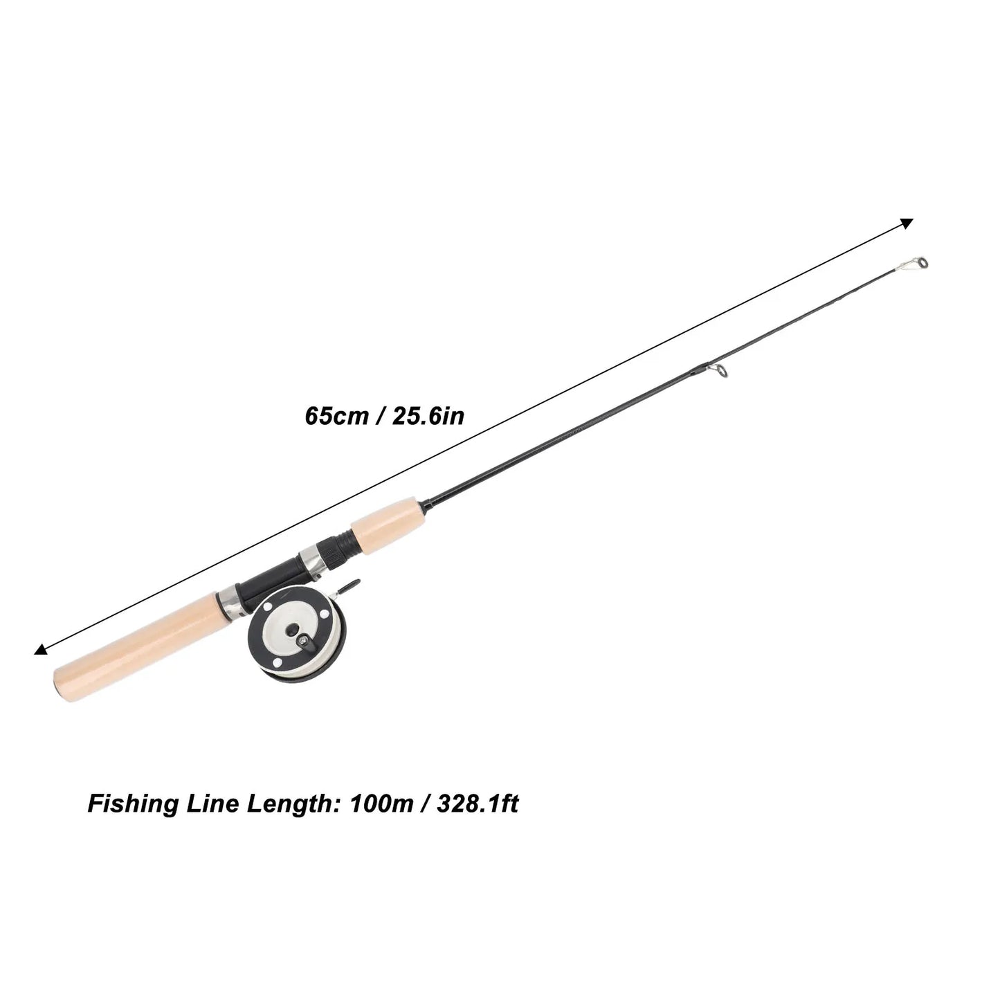 Canne Ă glace 65 cm rotation fluide