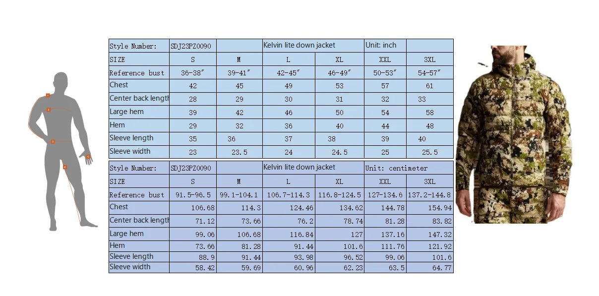 Veste Duvet Camouflage