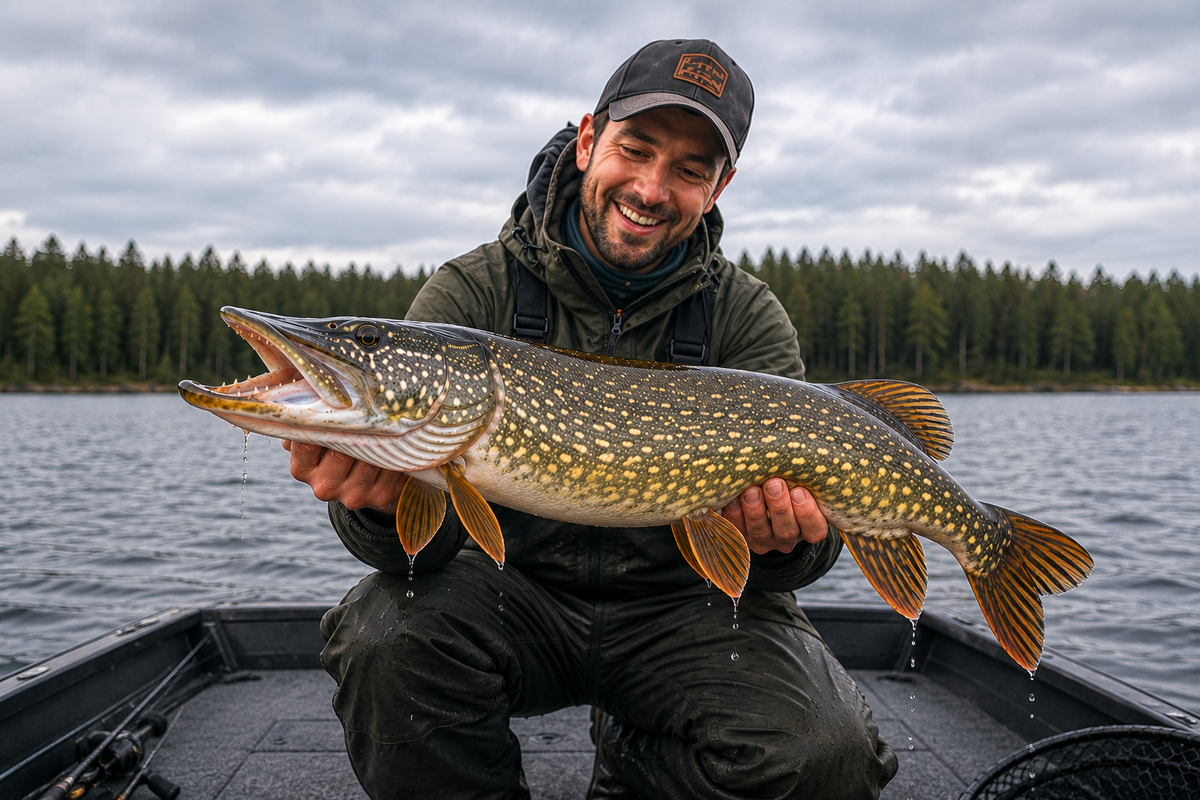 Comment pêcher un brochet – conseils pour débutants