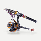 Combo canne télescopique 1,8 m + moulinet spinning 1000 – Sougayilang – Canne 1,8 m + moulinet 1000