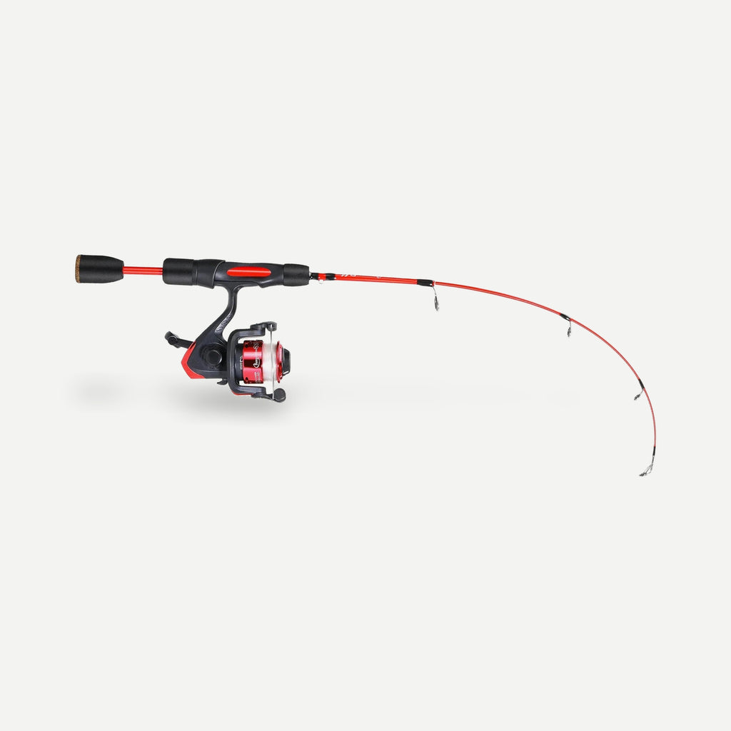 Ensemble canne à glace + moulinet Sougayilang – 63, 66 ou 68 cm – 68 cm rouge