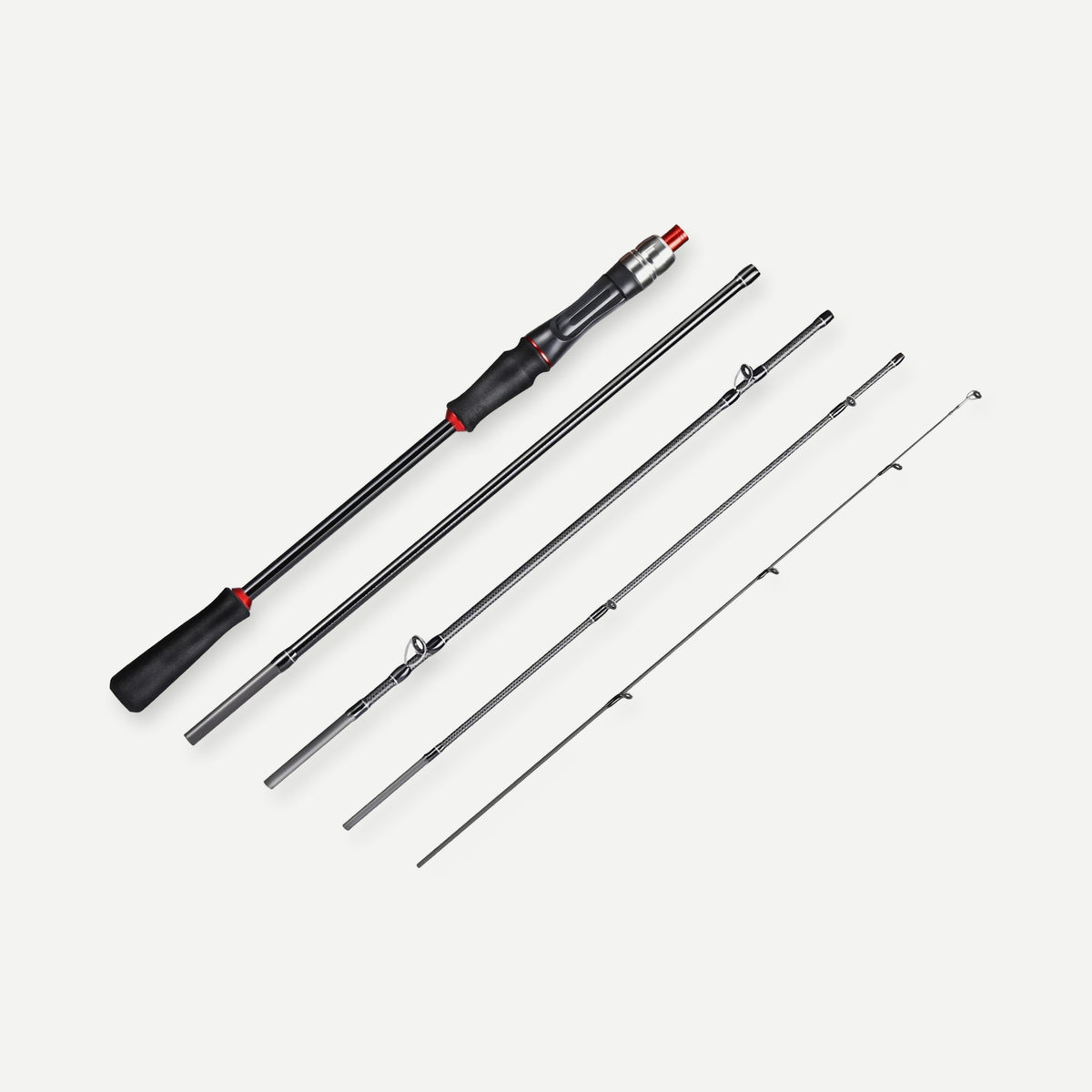 Canne à leurre voyage carbone 1,8 m spinning ou 2,1 m casting/spinning – Sougayilang