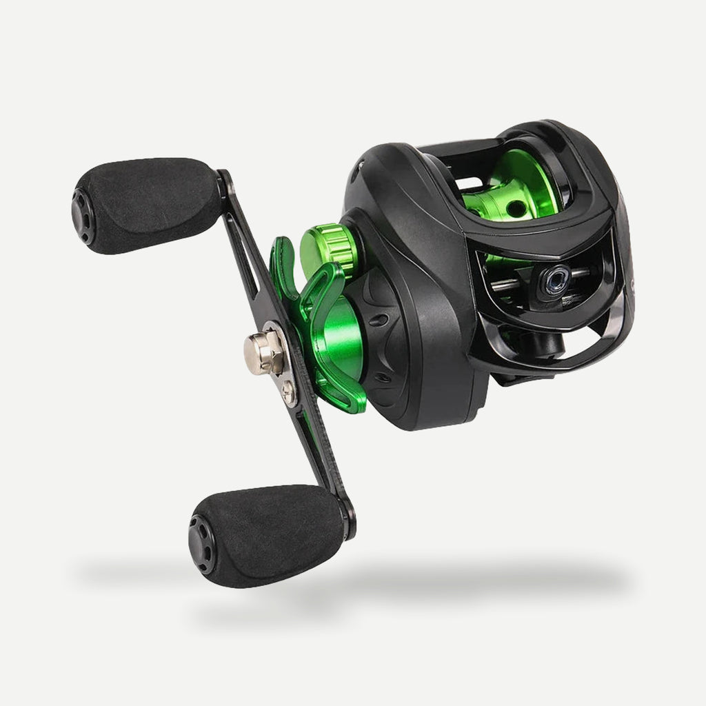 Moulinet baitcasting Sougayilang BS 7,2:1 – traînée 10 kg – Droite