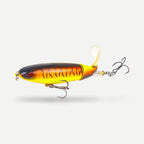 Plopper de surface rotatif 10 à 14 cm – Orange tigré