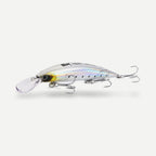 Leurre FSTK Heavy Minnow coulant 9 cm, 28 g – eau salée – Argent perle