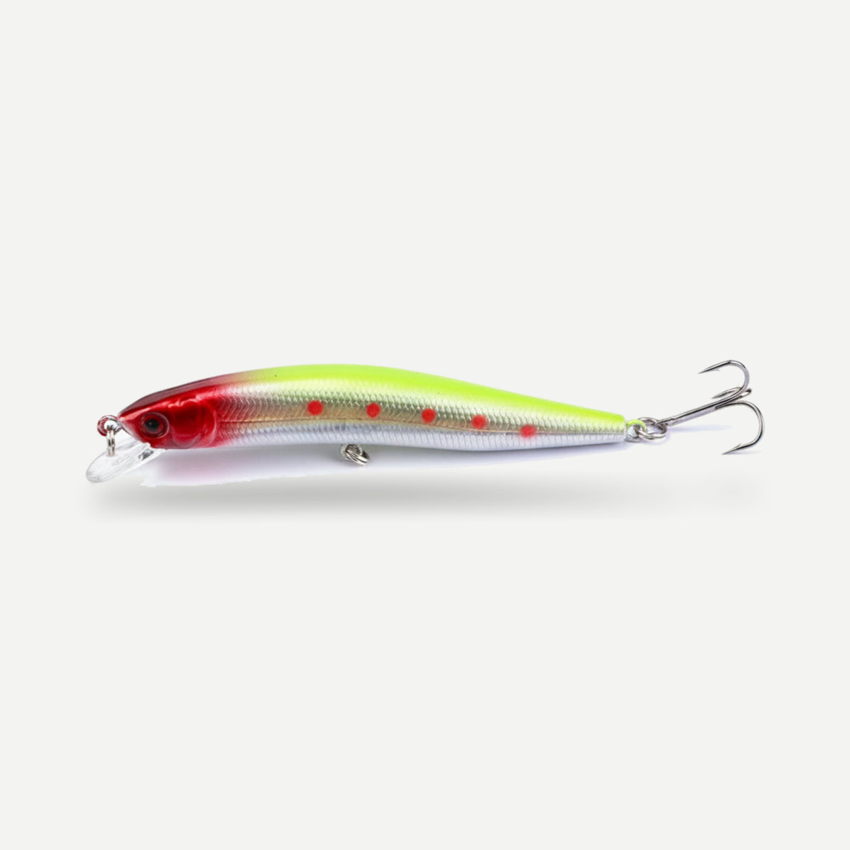 Poisson nageur méné flottant 9,5 cm – 8 g – Tête rouge