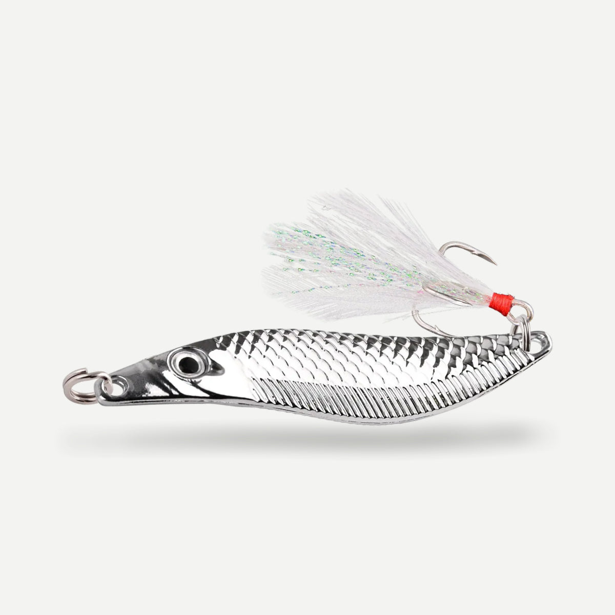 Cuillère VIB à plume AORACE 15 g, 6,6 cm – argent, or ou vert – Argent