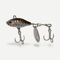 Tail spinner longue portée 10 g – Argent holographique