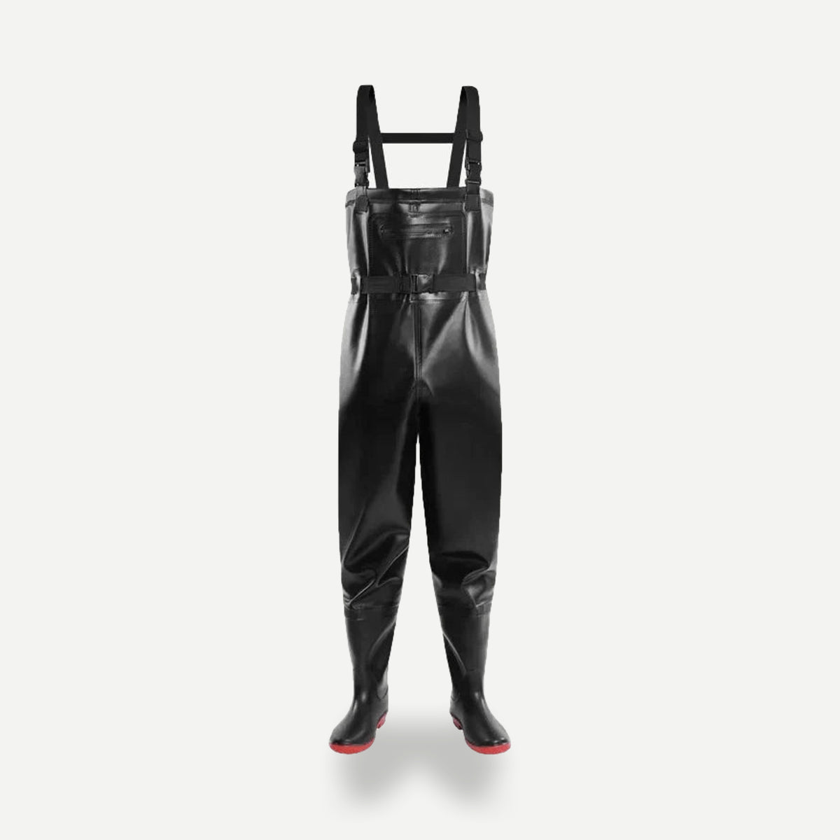 Bottes-pantalon PVC avec bottes intégrées – jaune, vert ou noir – Noir