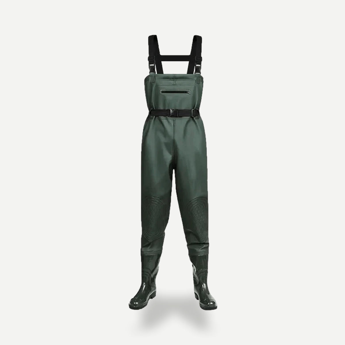Bottes-pantalon PVC avec bottes intégrées – jaune, vert ou noir – Vert