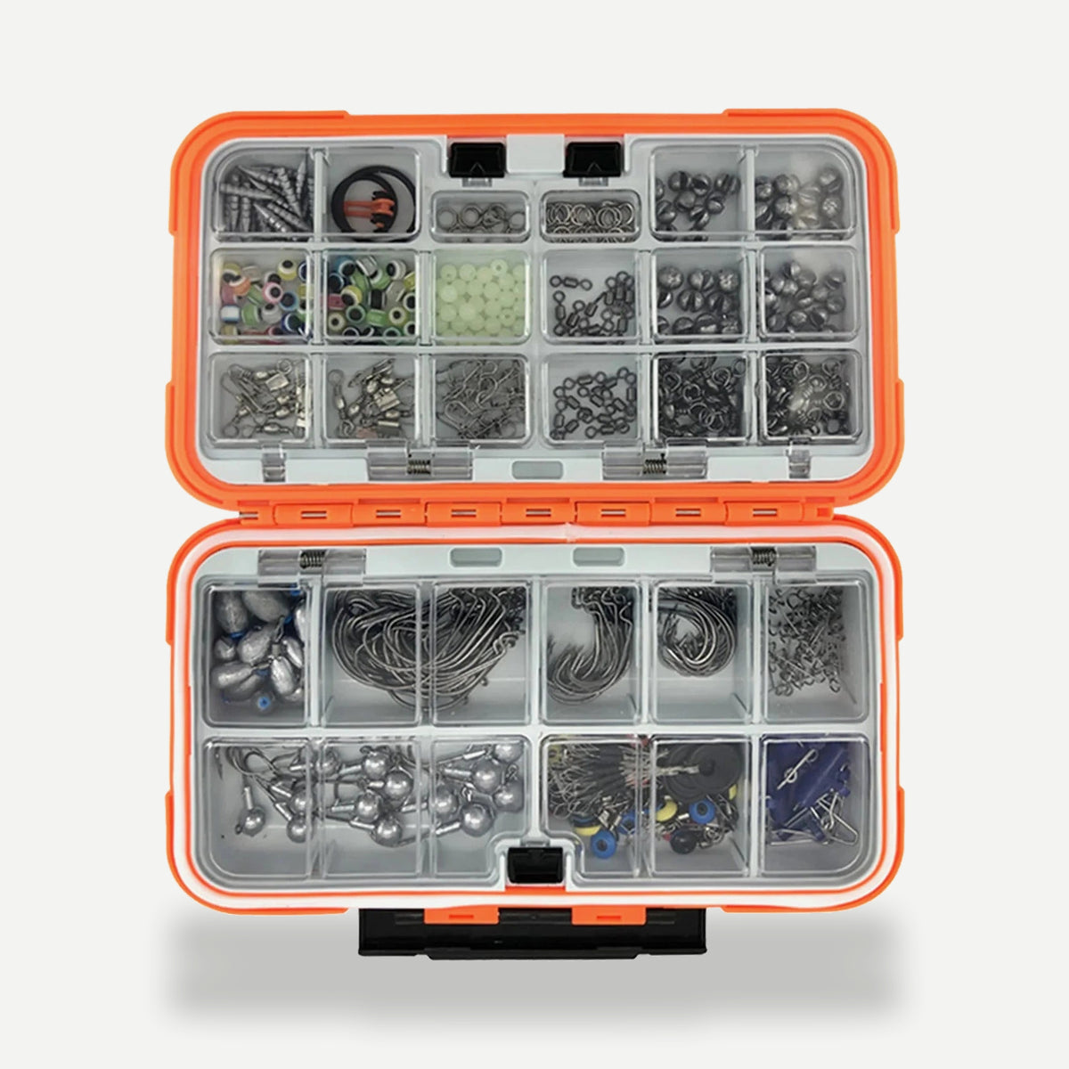 Kit d'accessoires de pêche 170, 226 ou 410 pièces avec boîte
