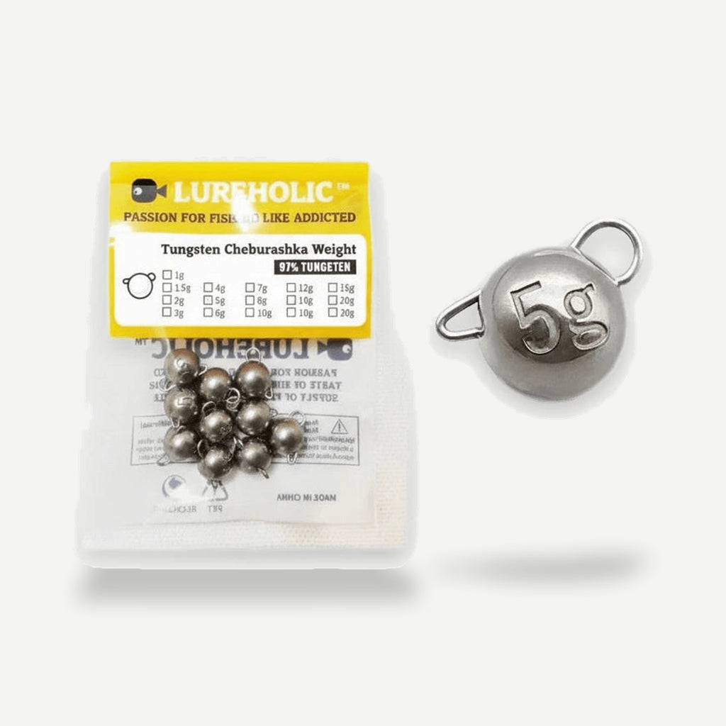 Plombs Cheburashka tungstène 3, 5 ou 10 g – 3 g – 10 pièces, 5 g – 10 pièces, 10 g – 5 pièces