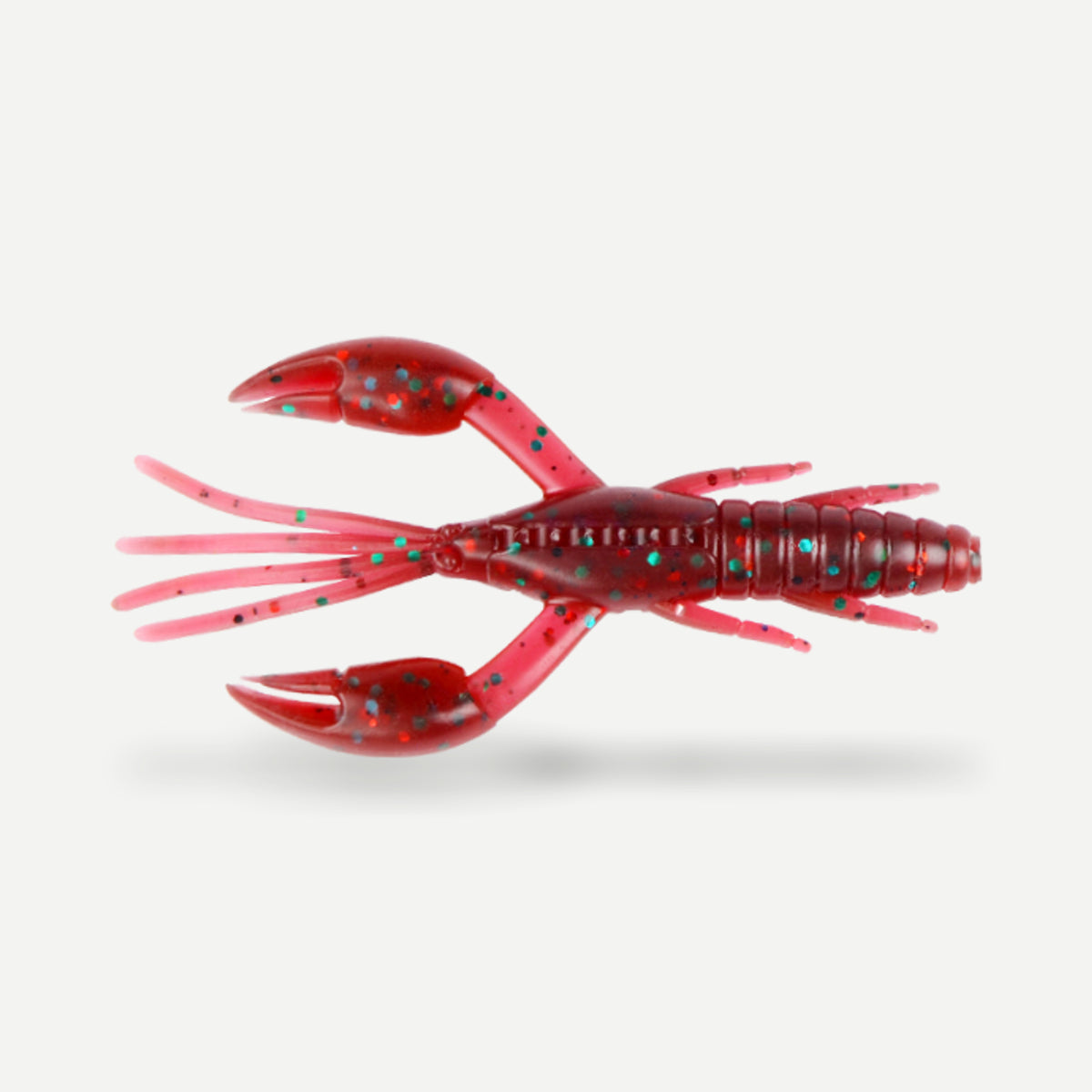 Leurre craw écrevisse 6,5 cm – lot de 10 – Rouge