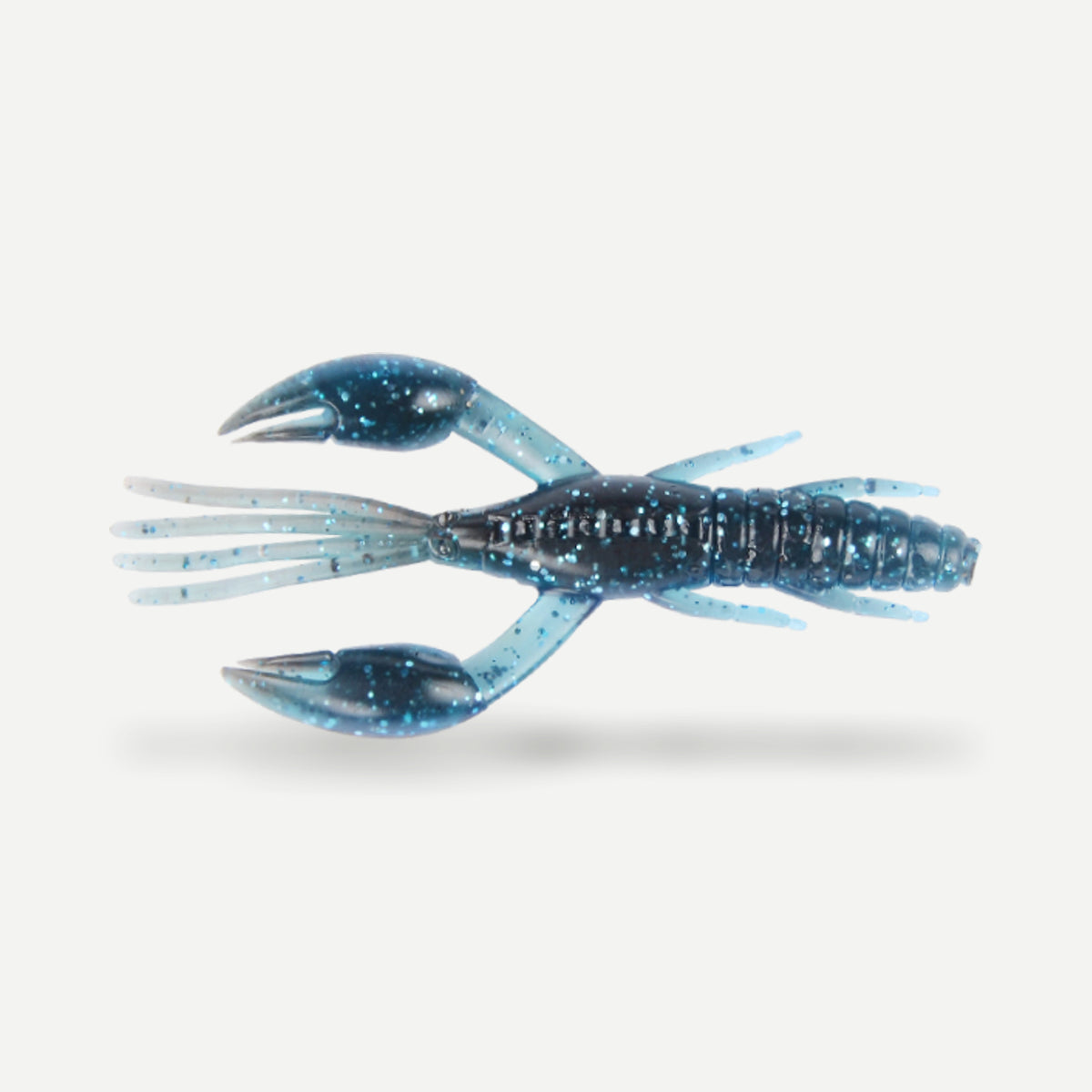Leurre craw écrevisse 6,5 cm – lot de 10 – Bleu foncé
