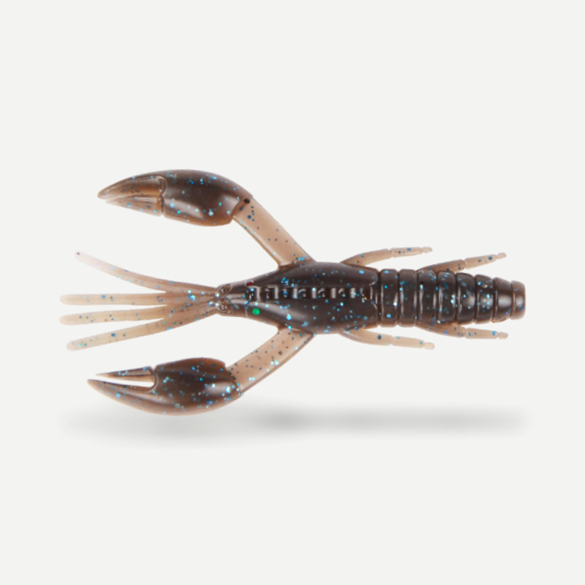 Leurre craw écrevisse 6,5 cm – lot de 10 – Brun naturel