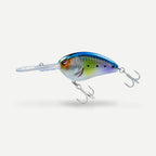 Crankbait grande bavette plongée 7 cm, 28,7 g – Vairon Bleu Chartreuse
