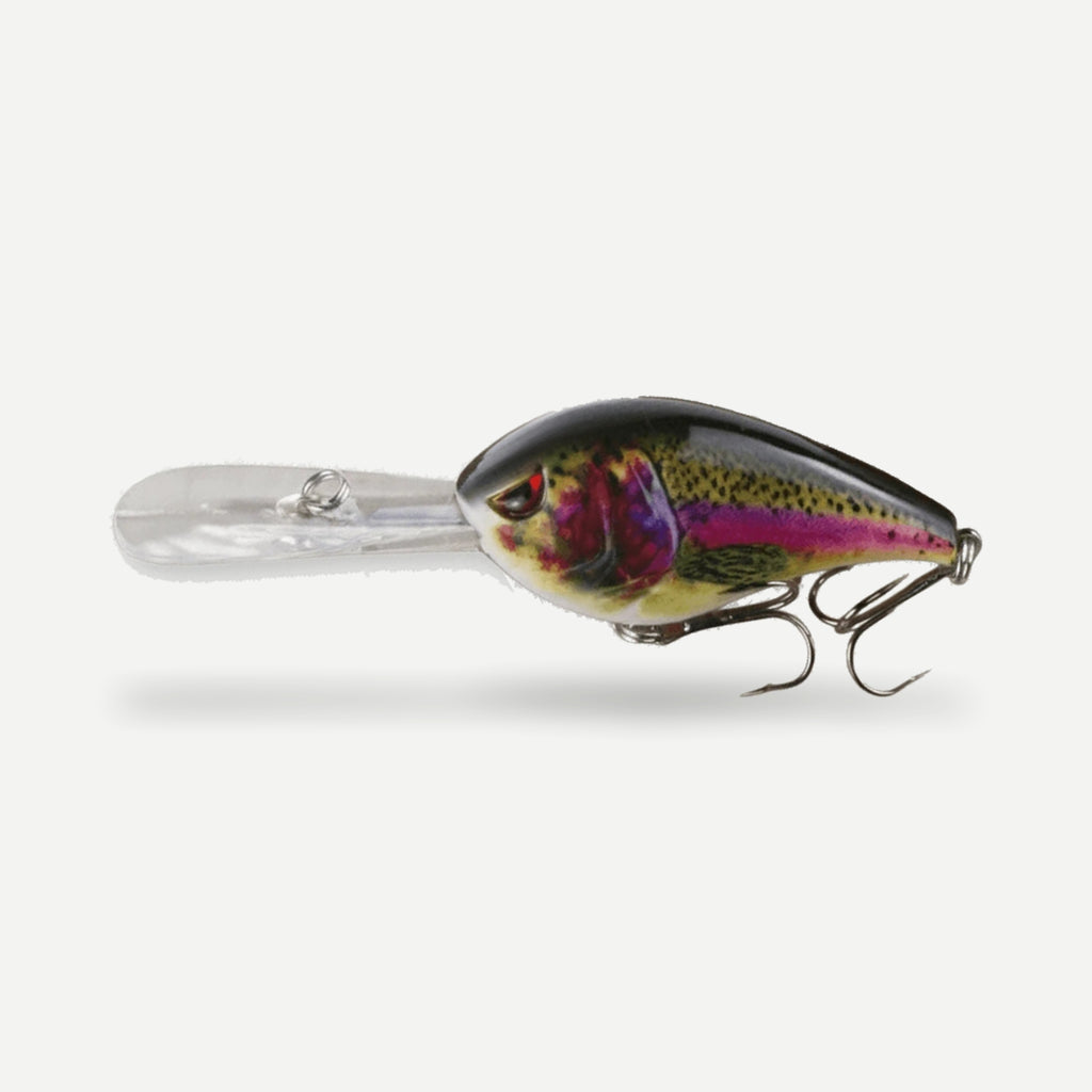 Wobbler articulé flottant grande profondeur 12,5 cm – Truite Arc-en-Ciel