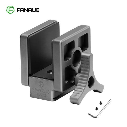 FANAUE Aluminum Saddle Mount clamp Tripod Mount Adapter for Hunting Shooting Outdoors compatible with Arca Swiss