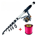 Telescopic lure rod + baitcasting reel