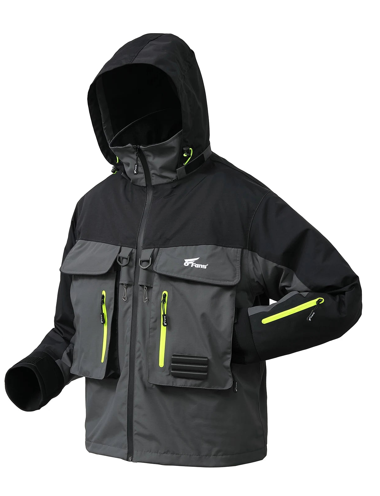 Waterproof and breathable fishing jacket