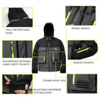 Waterproof and breathable fishing jacket