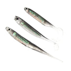 Practical 7cm soft lures for trout/perch