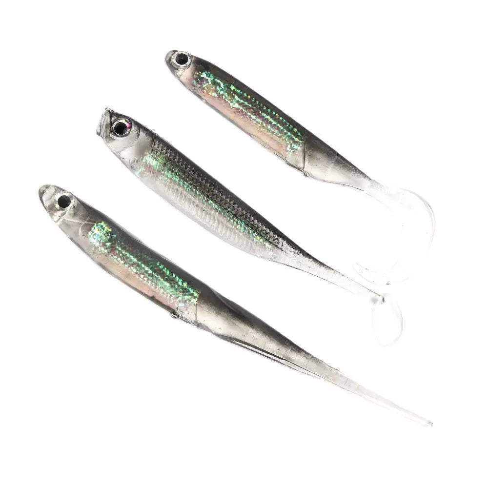 Leurres souples truite/perche 7 cm pratiques