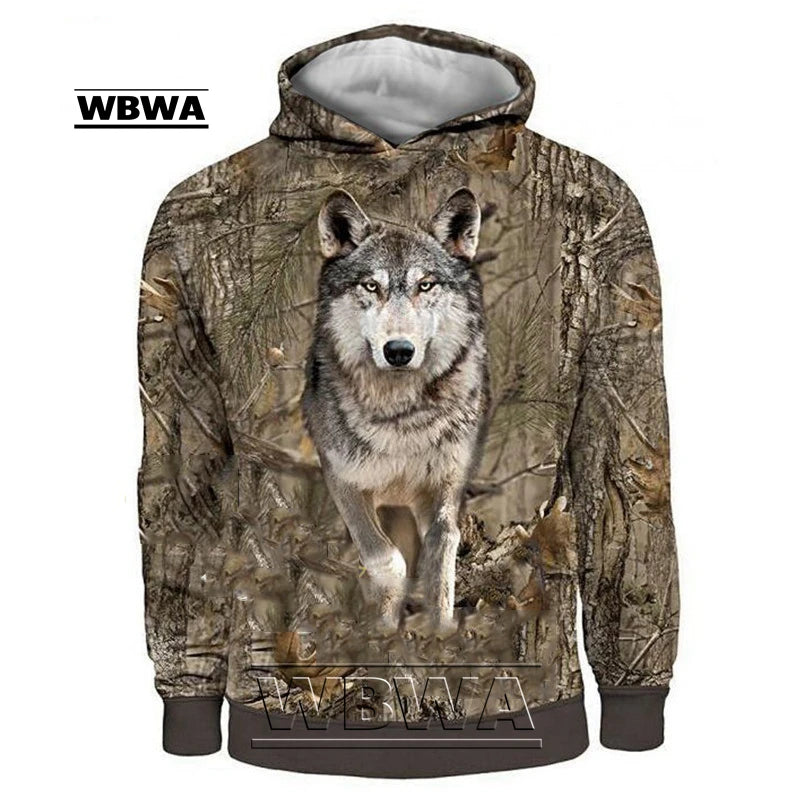 Hoodie Camo Animaux