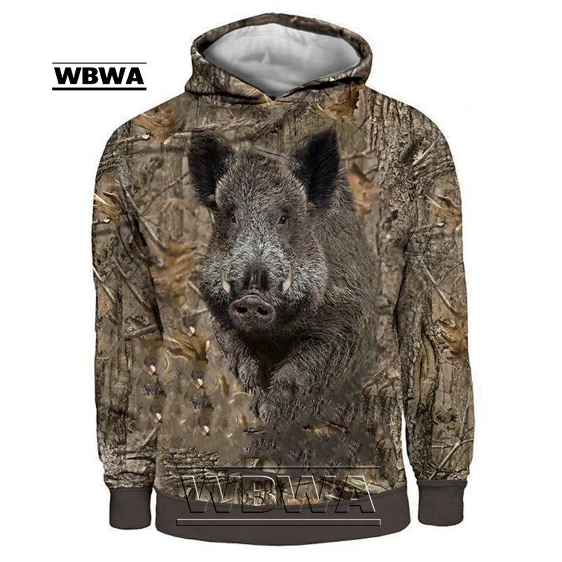 Hoodie Camo Animaux