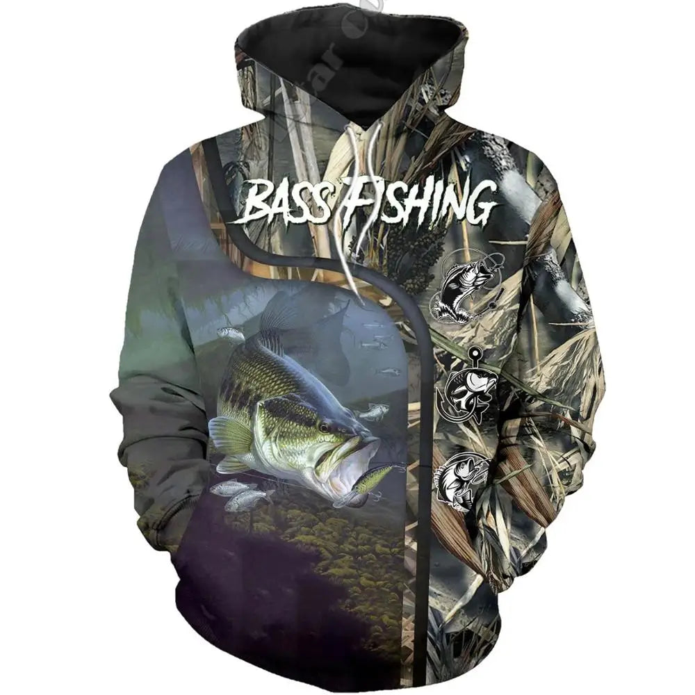 Hoodie Feuilles Camo 3D