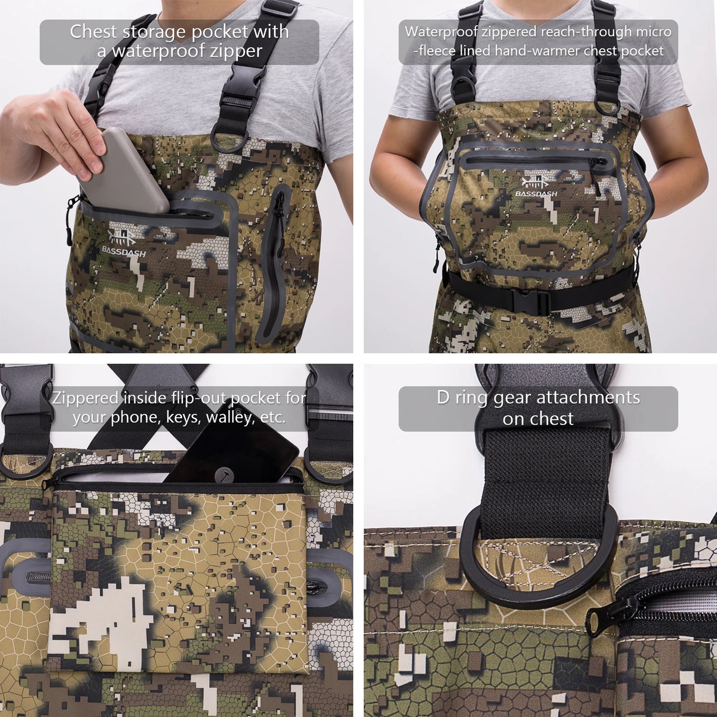 Cuissardes de chasse et pêche durables