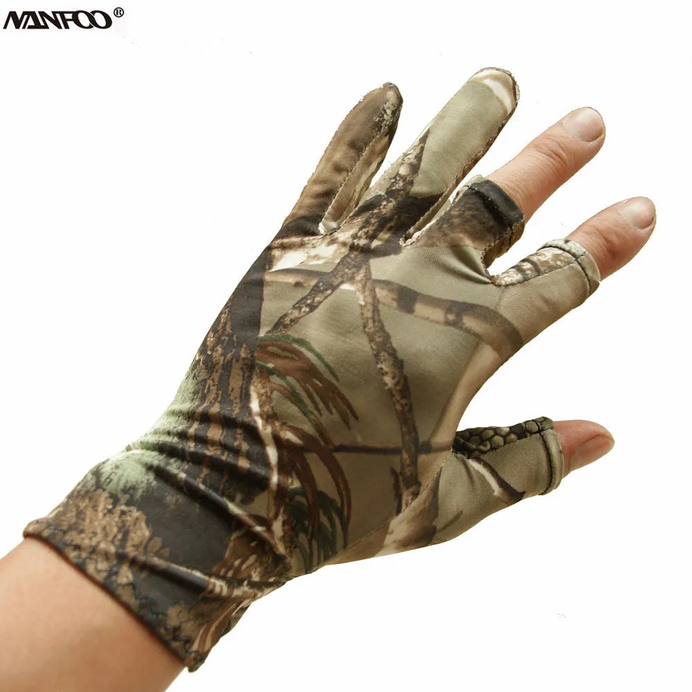 Fingerless Camo Gloves