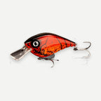 Crankbait squarebill flottant 6,5 cm, 16,5 g – Écrevisse Rouge Feu
