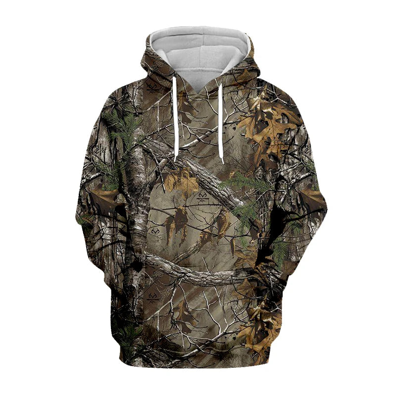 Hoodie Feuilles Camo 3D