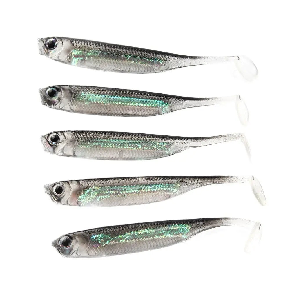 Leurres souples truite/perche 7 cm pratiques