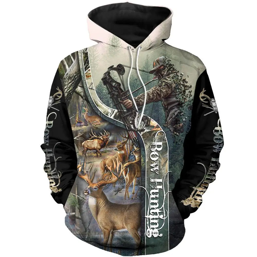 Hoodie Feuilles Camo 3D