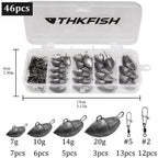 Fishing weight kit 5 to 20 g