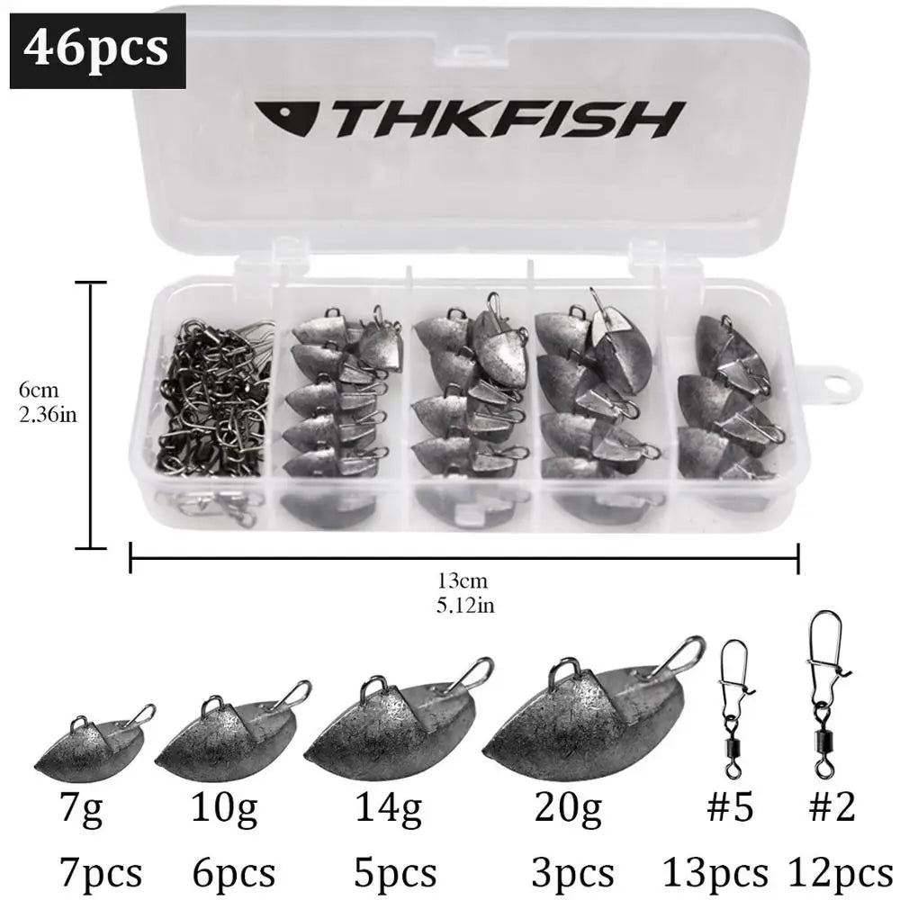 Fishing weight kit 5 to 20 g