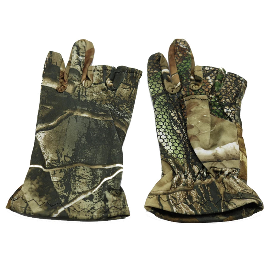 Fingerless Camo Gloves