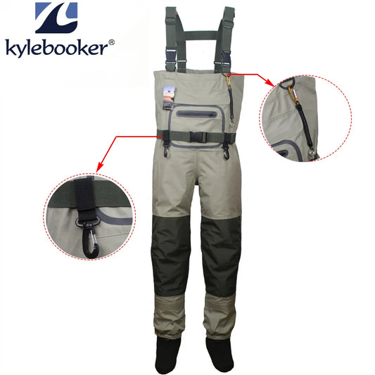 Cuissardes de pêche confortables hommes femmes
