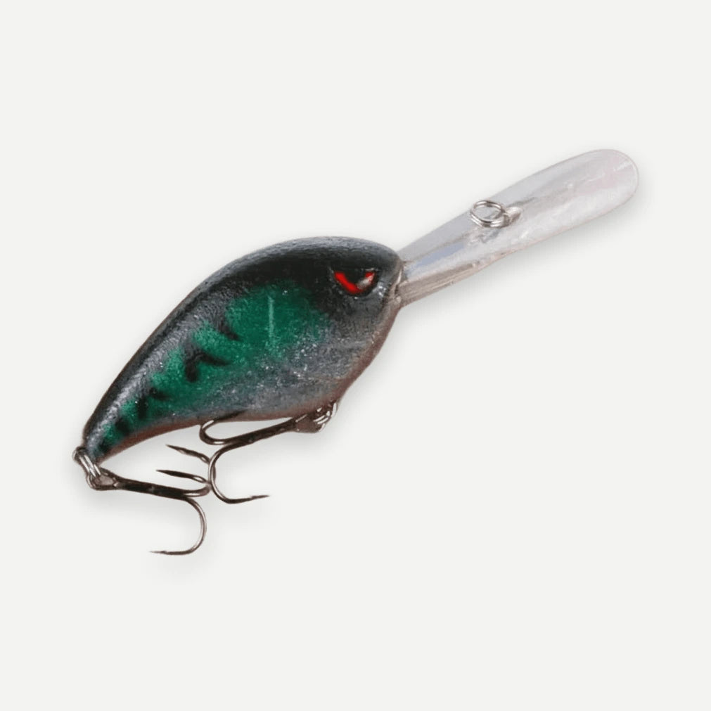 Wobbler articulé flottant grande profondeur 12,5 cm – Vert Forêt Profondeur